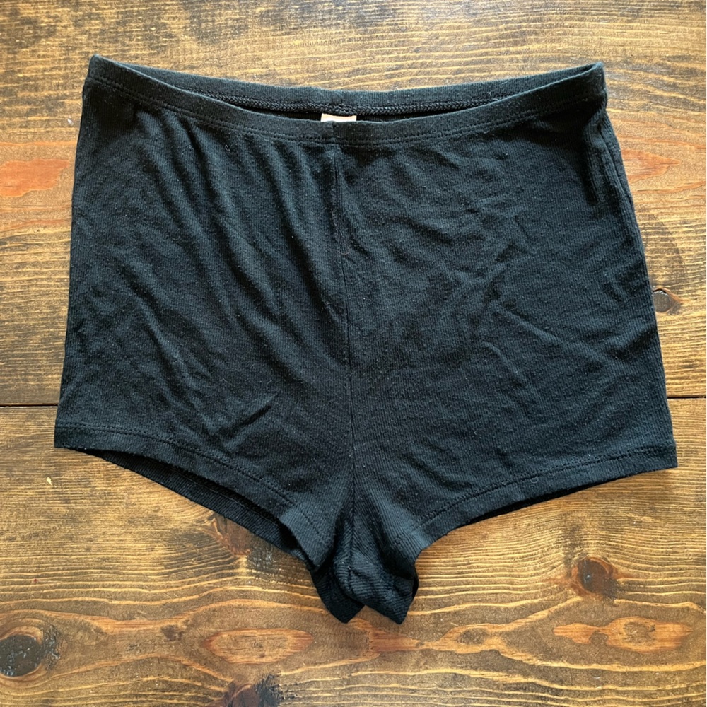 Victoria's Secret Black Knit Sleep Shorts size Small, very soft